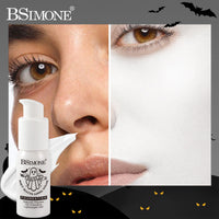 Halloween White Face Paint Foundation for Stage Makeup, Full Coverage, Long-lasting, Smudge-proof