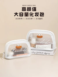 Transparent Cosmetic Bag Waterproof Large Capacity Portable Travel Makeup Organizer