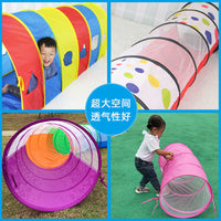 Kids' Crawling Tunnel Pop-Up Play Tent for Sensory Training and Early Education