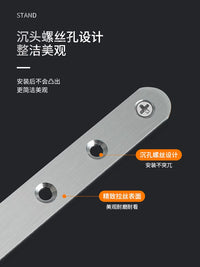 Stainless Steel L-Shaped Corner Brace Bracket for Furniture and Shelves, 90-Degree Right Angle Fastener