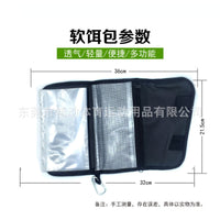 Lure Bait Storage Bag Waterproof Fishing Tackle Organizer with Binder Pages