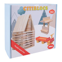 Wooden Dominoes Stacking Blocks Set for Kids, Educational Building and Balance Toy