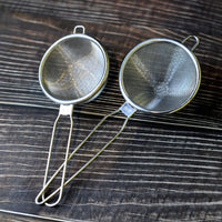Japanese Style Double-Layer Conical/Round Strainer for Bar, Coffee, and Tea
