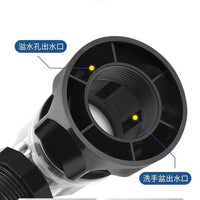 Universal Odor-Proof Drain Pipe Kit for Bathroom Sink with Ceramic Pop-Up Drain
