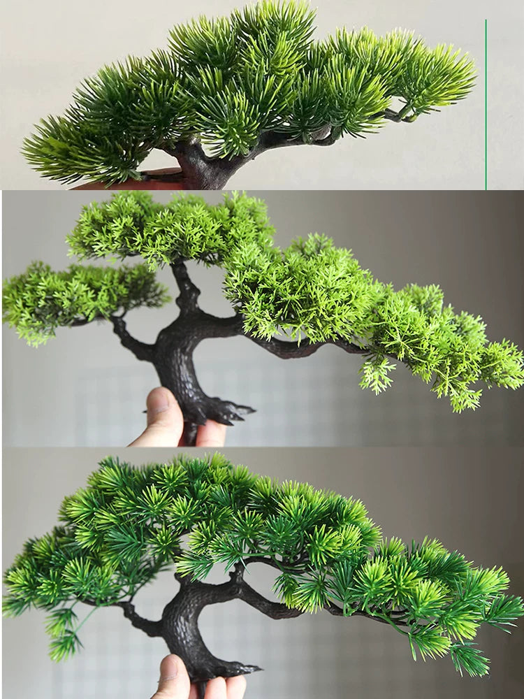 Artificial Pine Tree Bonsai for Table Centerpiece Decor