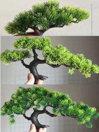 Artificial Pine Tree Bonsai for Table Centerpiece Decor
