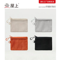 Multifunctional Double Zipper Mesh Travel Pouch Cosmetic Organizer Bag