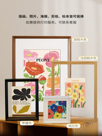 Double-Sided Transparent Acrylic Picture Frame for Wall Mounting or Tabletop Display
