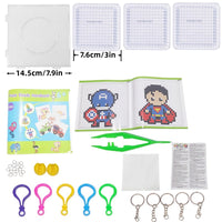 24-Color 5mm Fuse Beads Kit for DIY Crafts and Educational Play