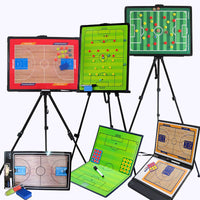 Magnetic Coaching Board for Basketball and Soccer - Foldable Dry Erase Tactical Clipboard for Training and Games