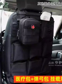 Tactical Car Seat Back Organizer with MOLLE System for Off-Road Vehicles & Camping