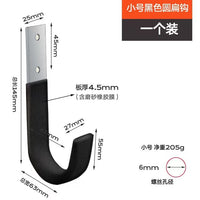 Heavy Duty Metal Wall Mount Storage Hooks for Garage and Warehouse Organization