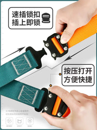 Xinda Full Body 5-Point Safety Harness with Lanyard for High-Altitude Work