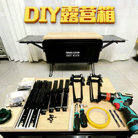 DIY Camping Storage Box Conversion Kit - Industrial Style Outdoor Vehicle Organizer