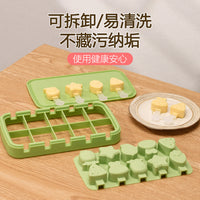 Silicone Cheese Stick Molds with Lids for Homemade Ice Cream & Popsicles