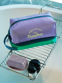 Waterproof Travel Toiletry Bag with Wet/Dry Separation for Men and Women, Large Capacity Portable Cosmetic Organizer
