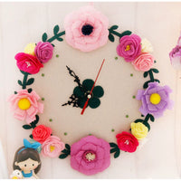 DIY Non-Woven Fabric Floral Wall Hanging Storage Bag Craft Kit