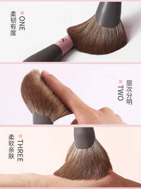 Shoushoulang Small Pudding Eyeshadow Blending Brush for Nose Contour and Color Laying