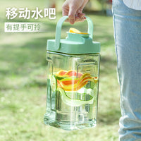 Refrigerator Cold Water Pitcher with Faucet, Large Capacity Beverage Dispenser for Home, High Temperature Resistant Juice Kettle