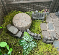 Ceramic Irregular Fence Miniature Ornament for Micro Landscape Aquarium Terrarium Decor