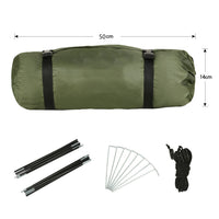 Portable Lightweight Double-Layer Waterproof Windproof 2-Person Camping Tent for Hiking and Mountaineering