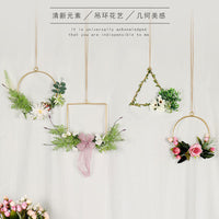 Artificial Floral Wreath Wall Hanging for Weddings and Home Decor