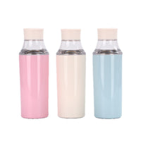 Creative Small Mouth Cold Brew Bottle with Tea Infuser - Double-Layer Insulated Stainless Steel Travel Mug