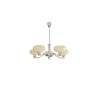 Bauhaus Vintage French Cream Style Chandelier for Living Room Bedroom Dining Room Study