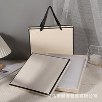 New Pajama Packaging Box Wholesale, Lid and Base Bow Silk Scarf Gift Box, Shirt Scarf Gift Paper Box