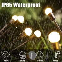 Solar LED Firefly String Lights for Outdoor Garden and Pathway Decoration