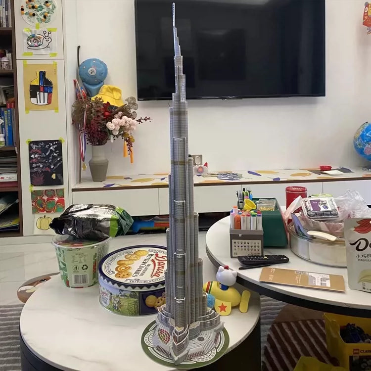 Burj Khalifa 3D Puzzle Model Building Kit for Adults and Kids