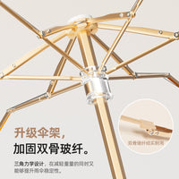 Mini Lightweight UV Protection Umbrella for Sun and Rain