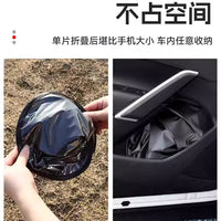 Car Window Sun Shade with Electrostatic Film for UV Protection and Privacy