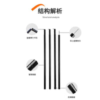 Anti-Tip Camping Outdoor Foldable Portable Hammock Accessory 2.1m Iron Pole Stand Support Rod