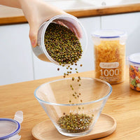 Large Seed and Nut Snack Storage Container with Lid
