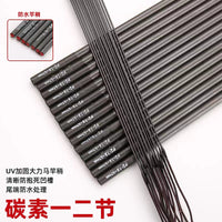 Carbon Fiber Fishing Rod Replacement Sections Anti-Lock Slot Design