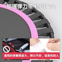 Foldable 40-Inch Trampoline with Handrail for Kids and Adults, Indoor Fitness Rebounder