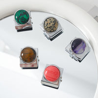 Natural Stone Magnetic Memo Clip for Office, Photos, and Wall Display