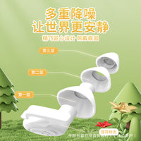 Noise Cancelling Silicone Earplugs for Sleep, Swimming, and Noise Reduction