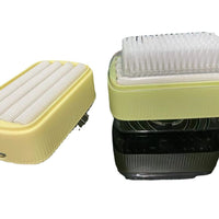 Wall-Mounted Soap Dish with Lid and Drainage, No-Drill Bathroom Soap Holder