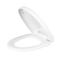 Thickened Toilet Seat Cover with Soft Close for O/U/V Shaped Toilets, Top/Bottom Mount