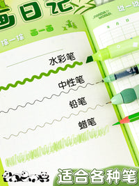 Children's Drawing and Writing Notebook for Kindergarten and Primary School, Picture-Based Writing Practice Book with Pinyin Grid