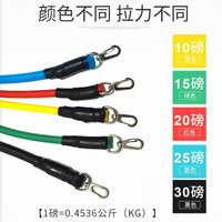 11-Piece Resistance Band Set with Door Anchor for Home Gym Workouts