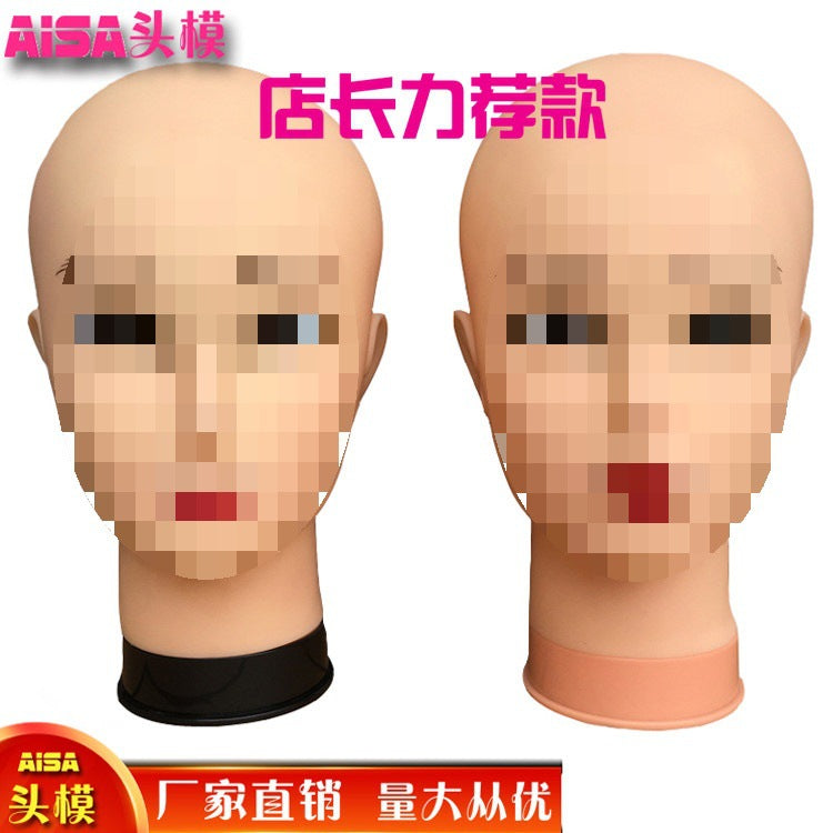 Mannequin Head for Hairdressing Practice, Massage, Wig Display, and Hat Modeling