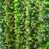 Artificial Eucalyptus Garland with Gypsophila for Home Decor and Pipe Concealment