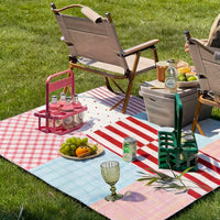 Portable Waterproof Picnic Blanket Sandproof Beach Mat for Outdoor Camping Park Grass