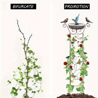 Outdoor Garden Metal Bird Feeder Climbing Vine Stand Yard Decoration Bird Bath Craft Iron Art