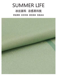 Cartoon Ice Silk Cooling Seat Cushion for Office and Home, Breathable and Comfortable