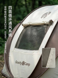 Automatic Pop-Up Camping Tent with Sunshade and Rain Protection