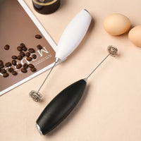 Wireless Battery-Powered Milk Frother Handheld Coffee Whisk Mini Electric Foam Maker